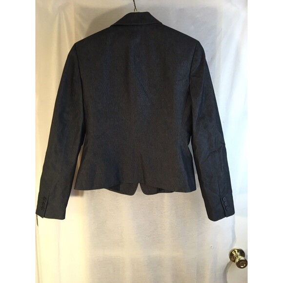 Ann Taylor Black Denim Sheath Dress Women's Career  Sleeveless With Jacket Sz 6 - Picture 10 of 12